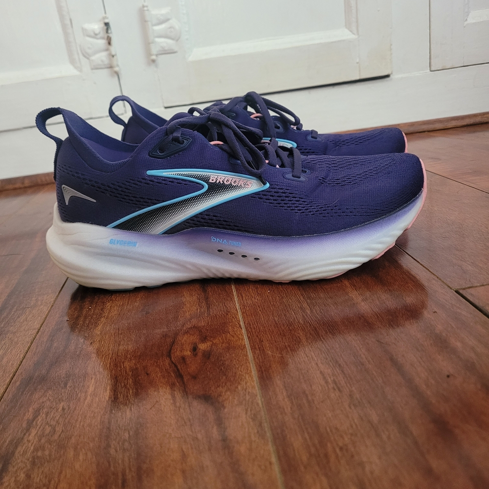 Brooks Navy and Light Blue Athletic Shoes